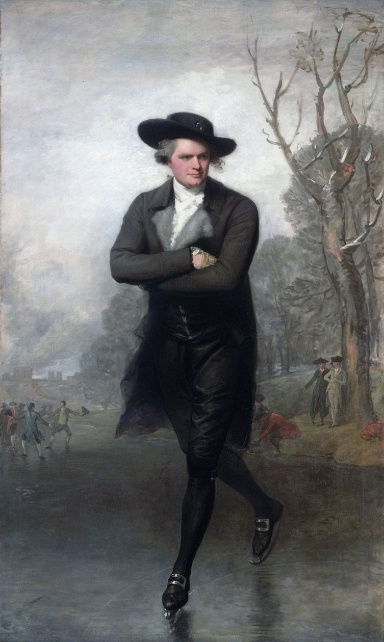 O Patinador (Retrato de William Grant) de Gilbert Stuart