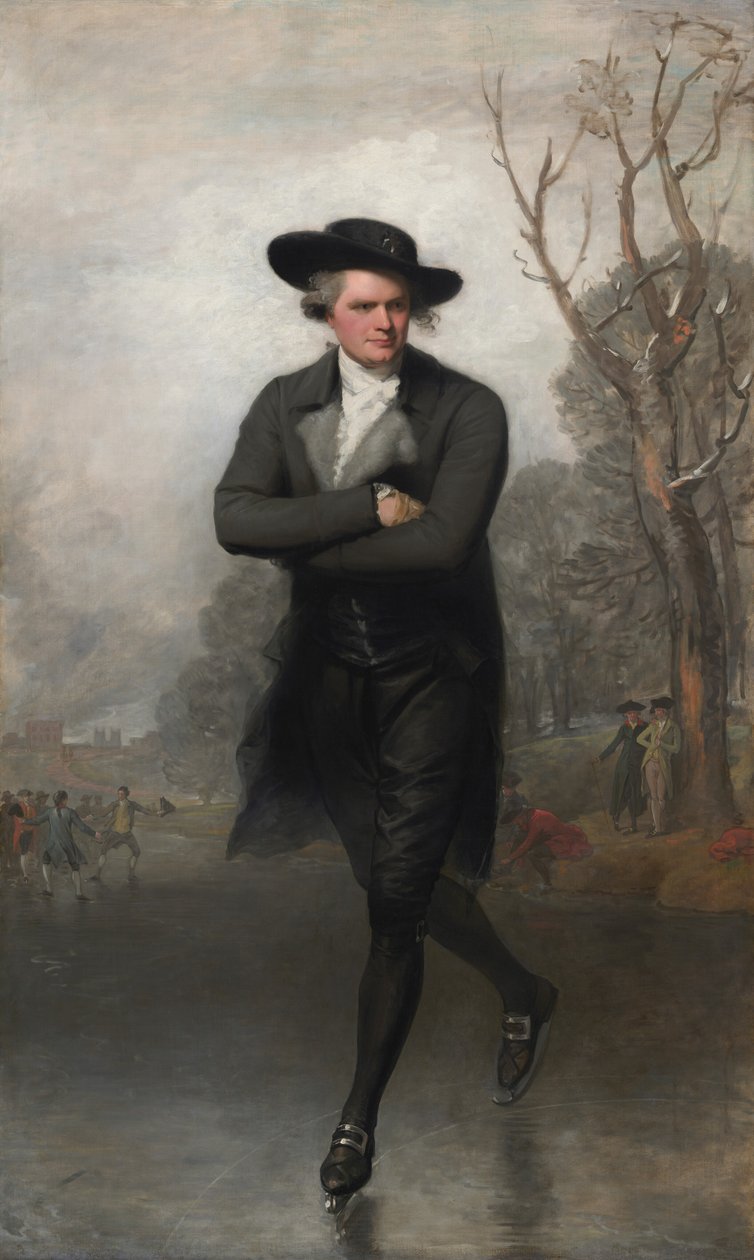 O Patinador (Retrato de William Grant) de Gilbert Stuart