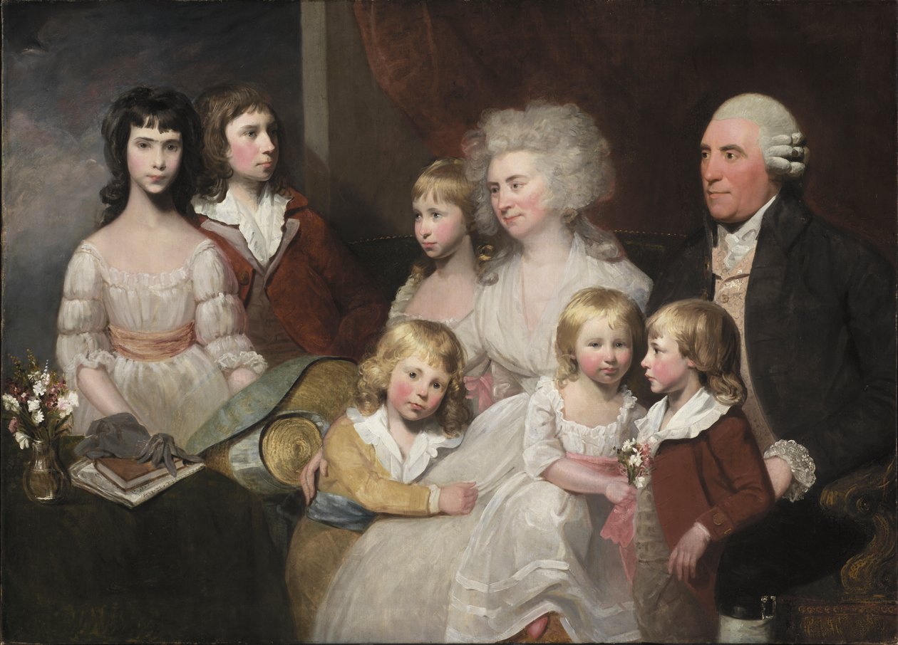 A Família Todd, c.1785 de Gilbert Stuart