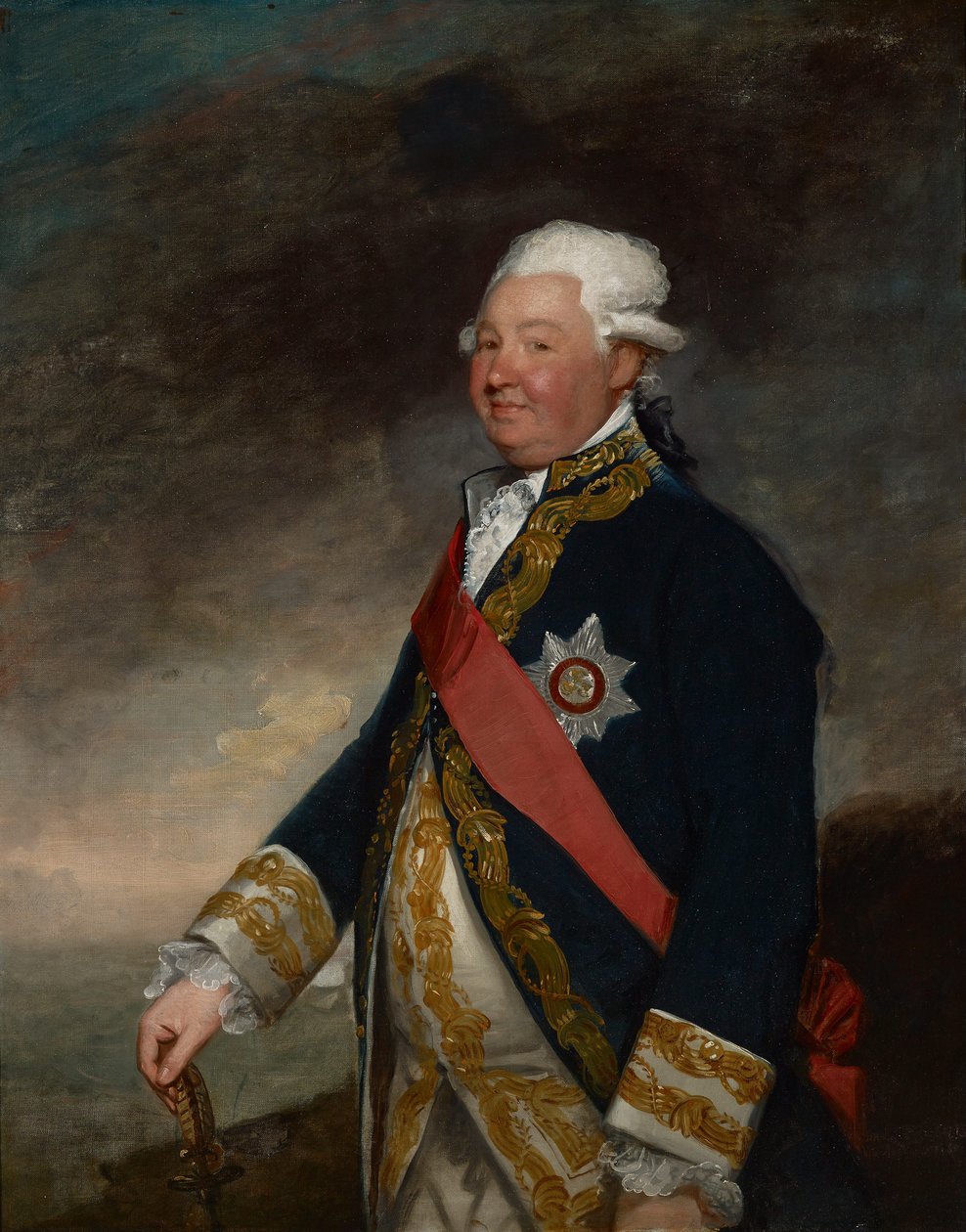 Vice-almirante Edward Hughes de Gilbert Stuart
