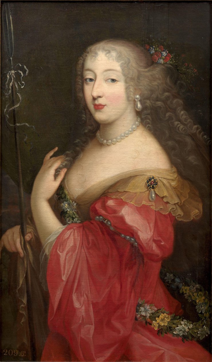 "La Grande Mademoiselle como pastora de Gilbert de Seve