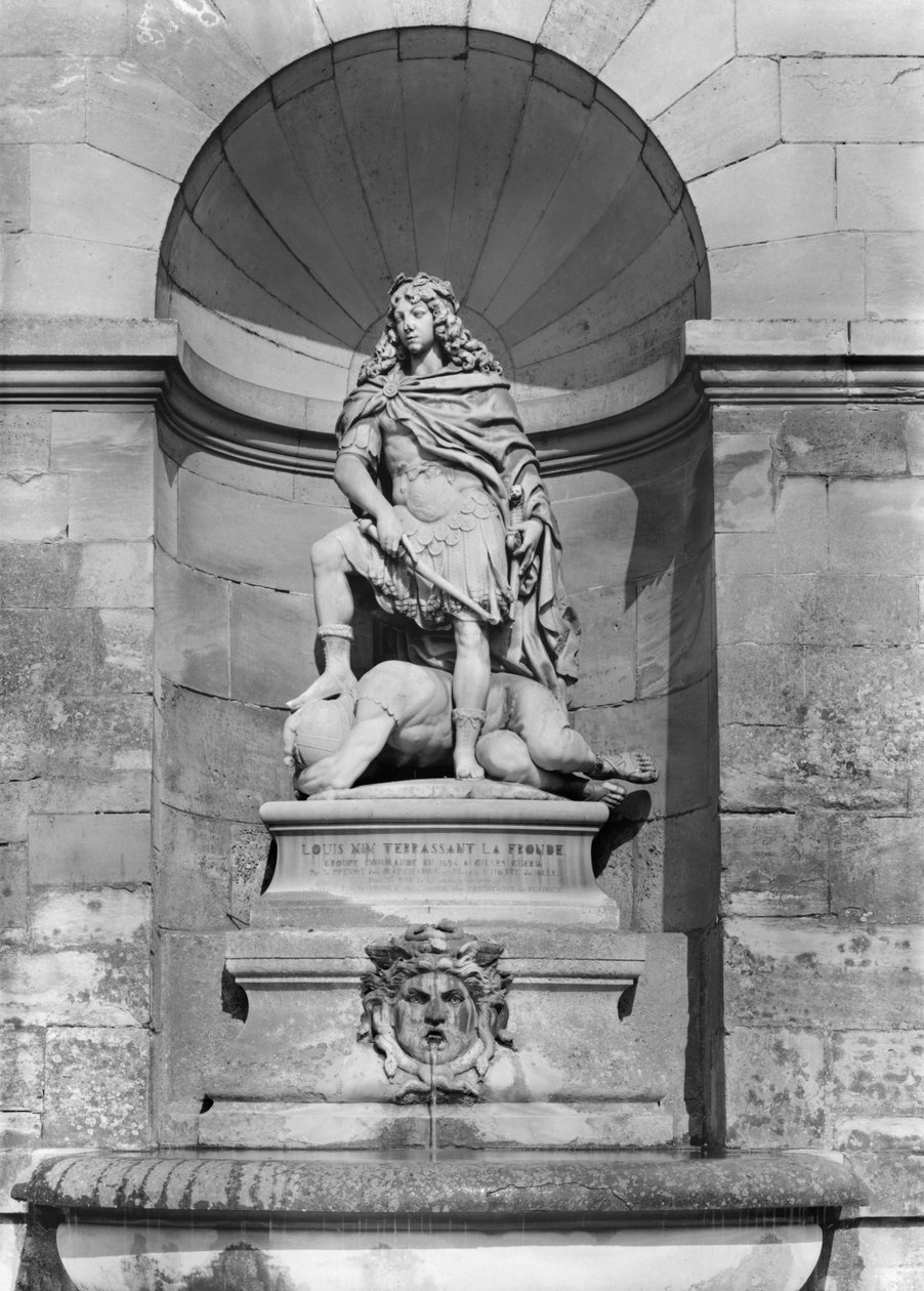 Louis XIV atropelando a Fronde, 1654 de Gilles Guerin