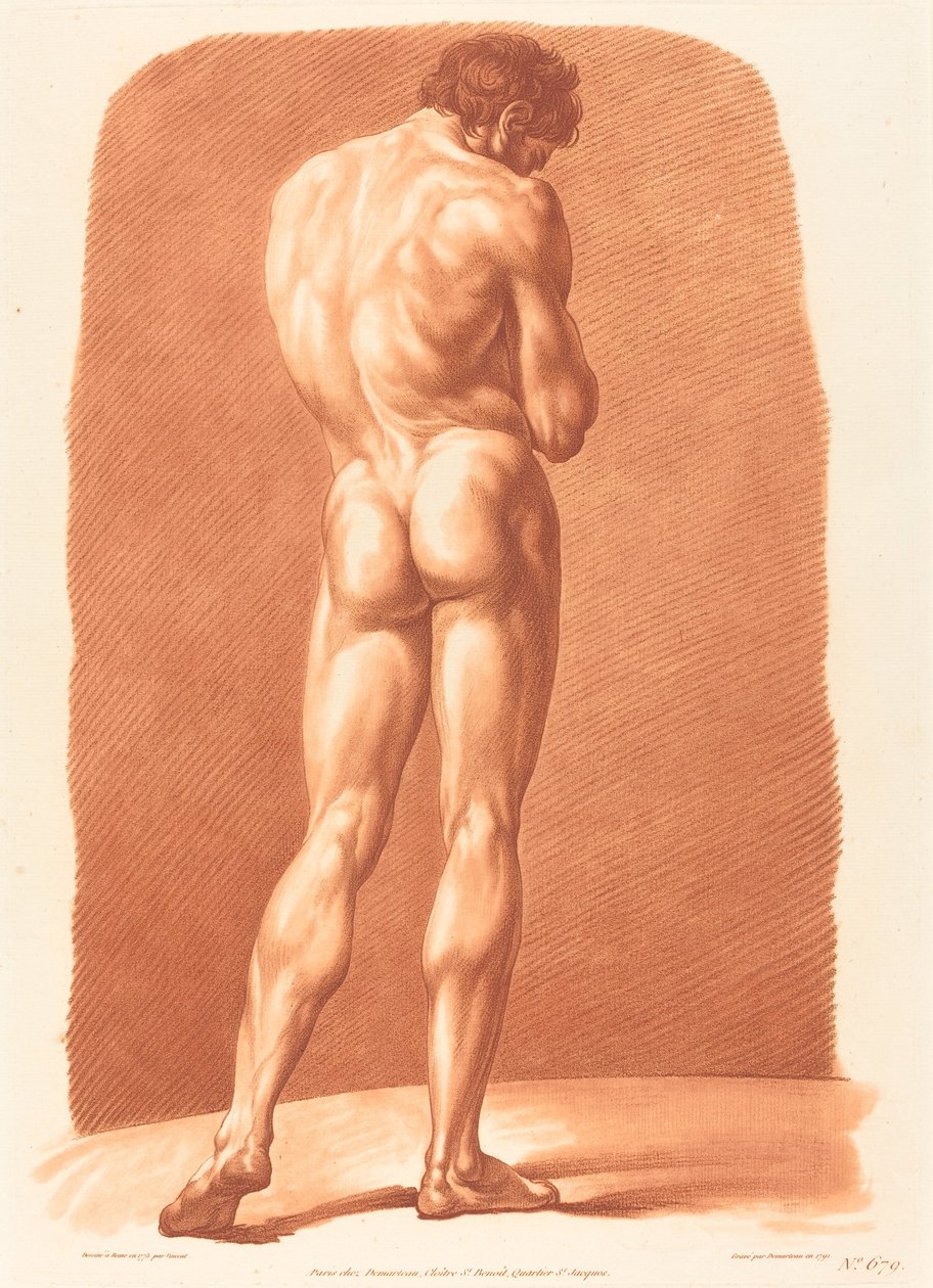 Academia (679) de Gilles Antoine Demarteau after Jean Jacques François Le Barbier