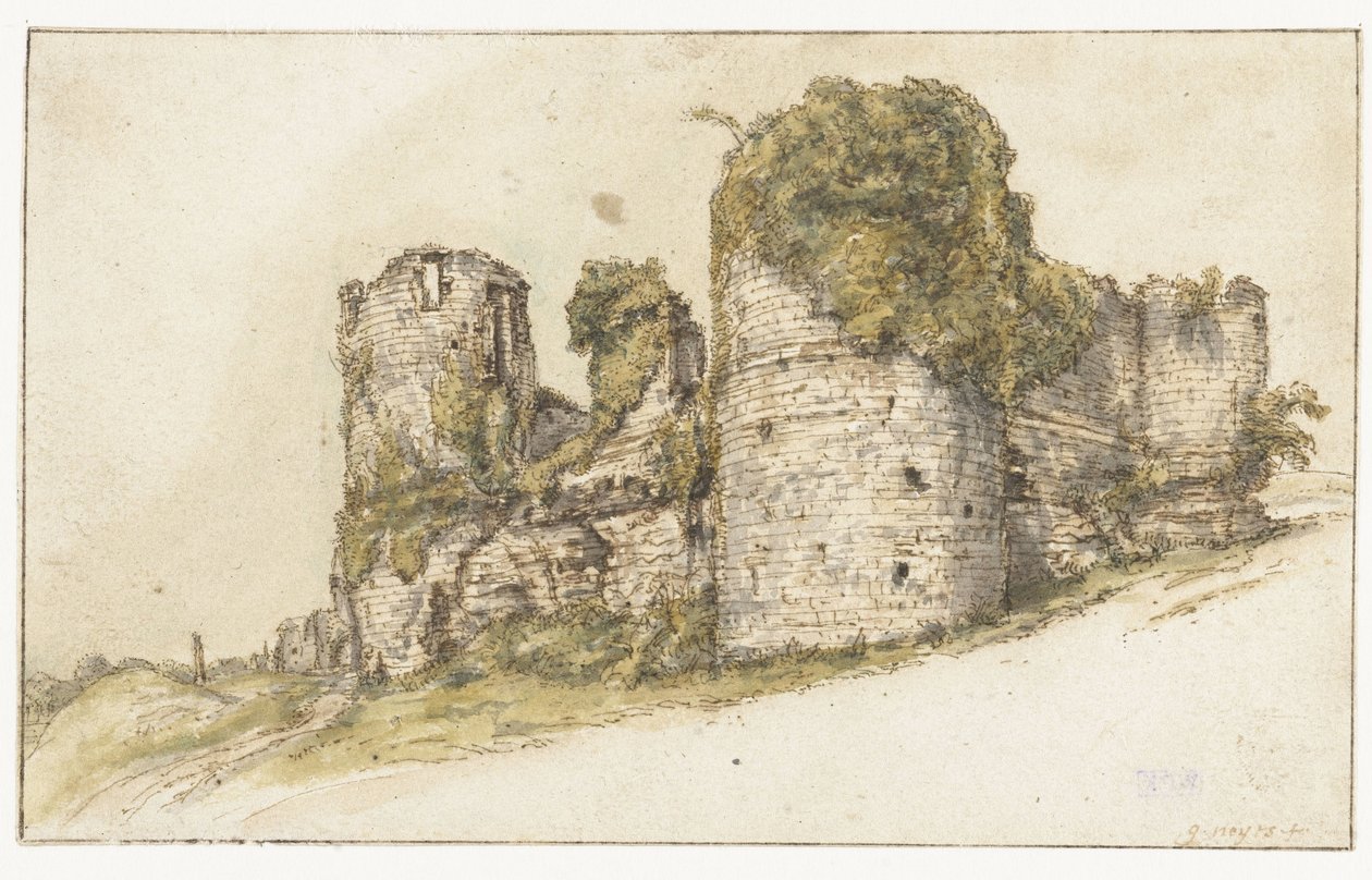 Vista do Château de César em Vau de Gilles Neyts