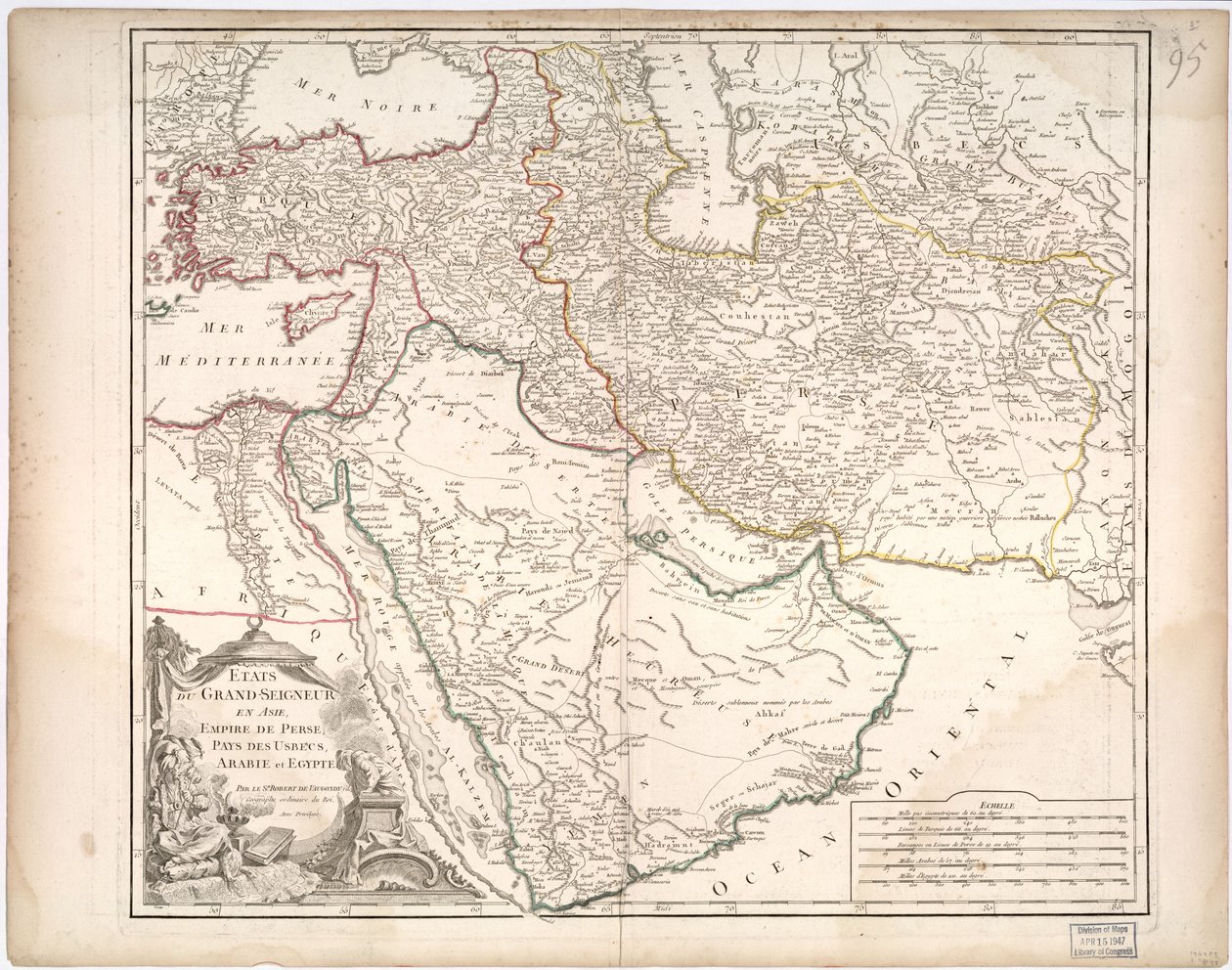paisagem de Gilles Robert De Vaugondy