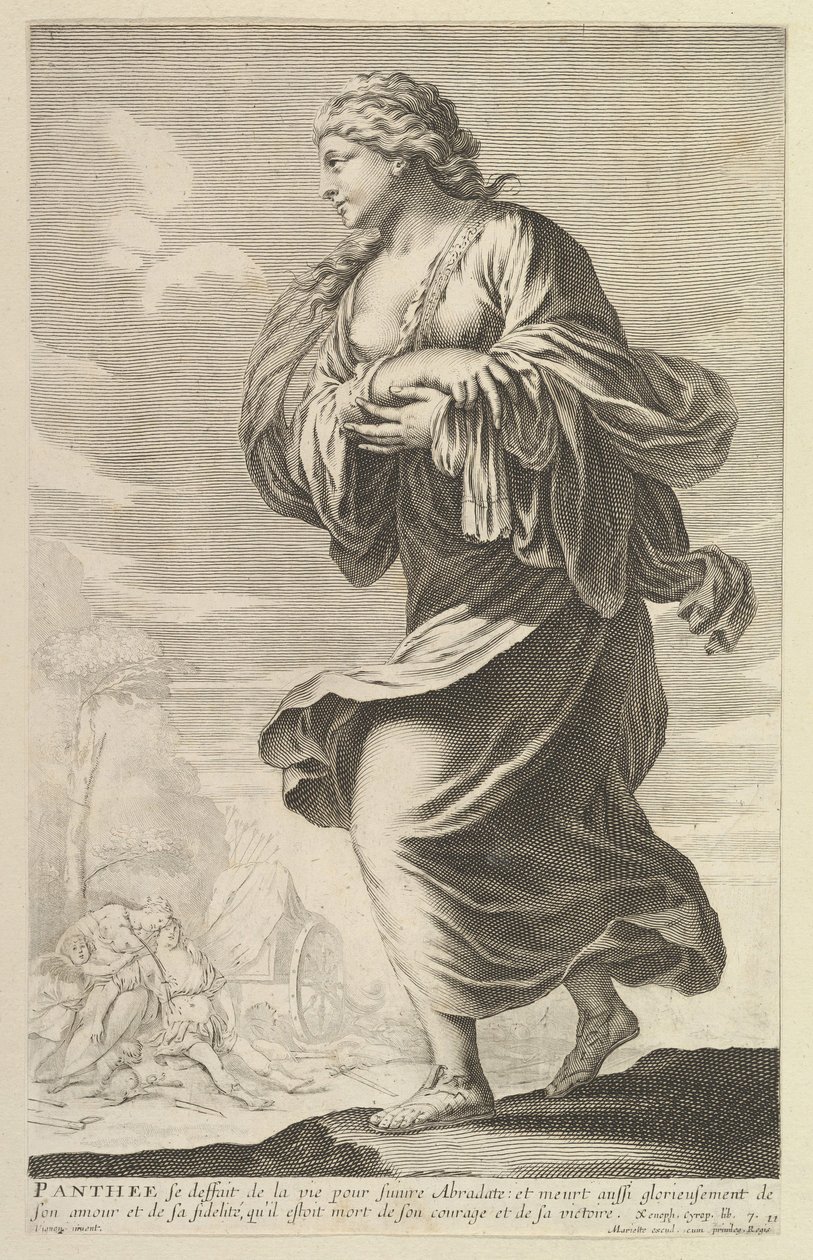 Pantheus, 1647. Criadores: Gilles Rousselet, Abraham Bosse. de Gilles Rousselet and Abraham Bosse