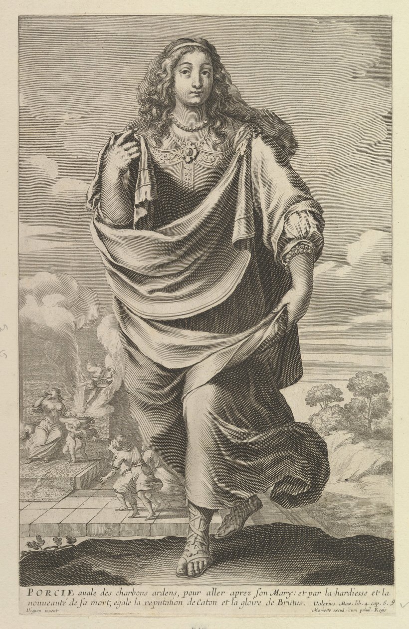 Porcie, 1647. Criadores: Gilles Rousselet, Abraham Bosse. de Gilles Rousselet and Abraham Bosse