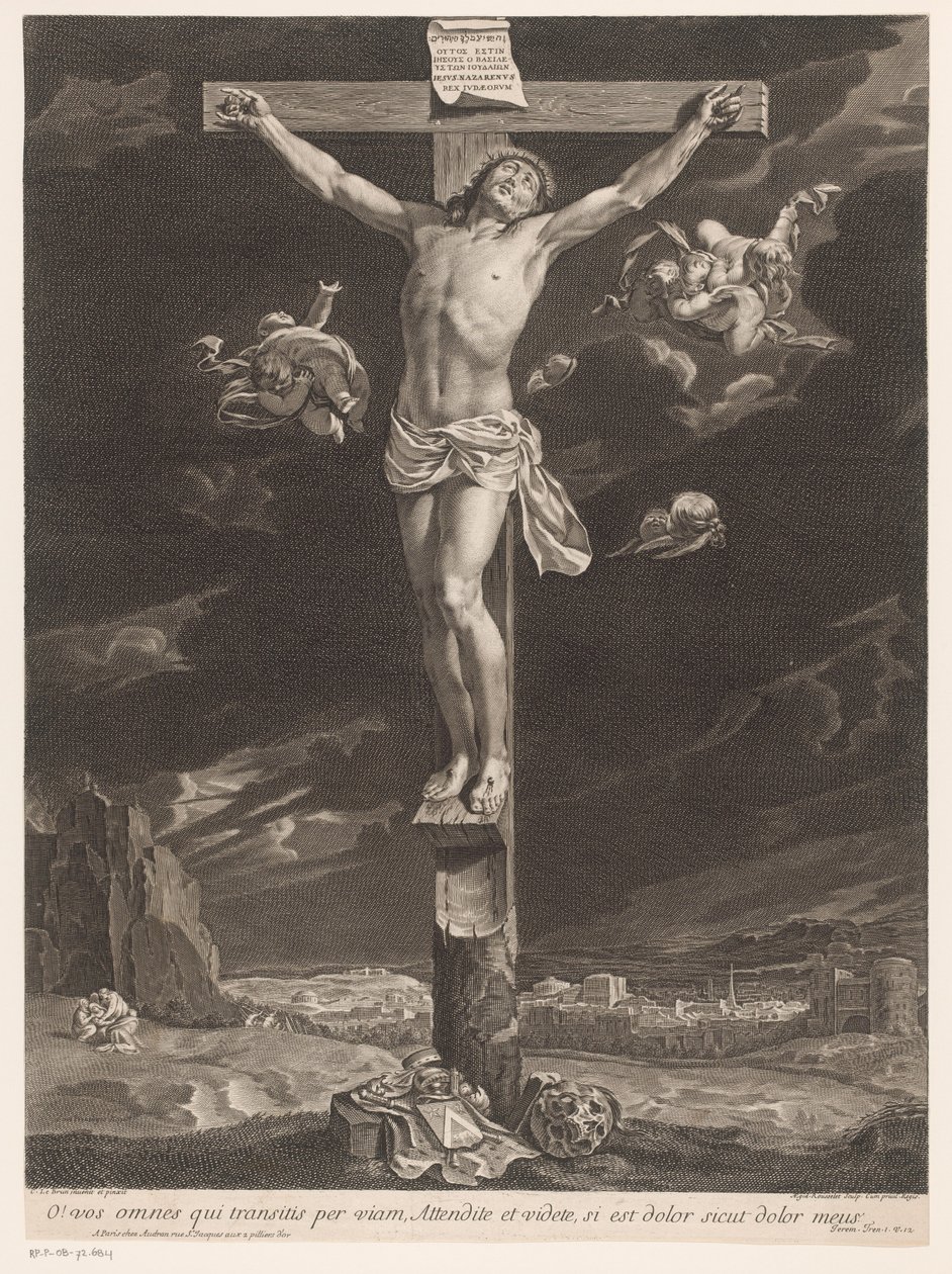 Cristo na cruz de Gilles Rousselet