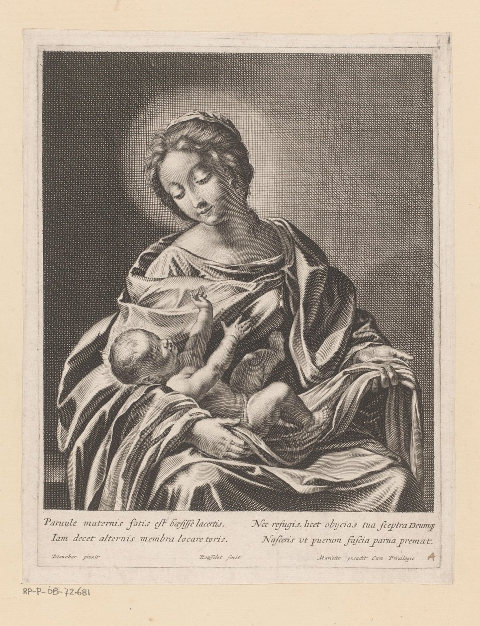Maria com filho de Gilles Rousselet