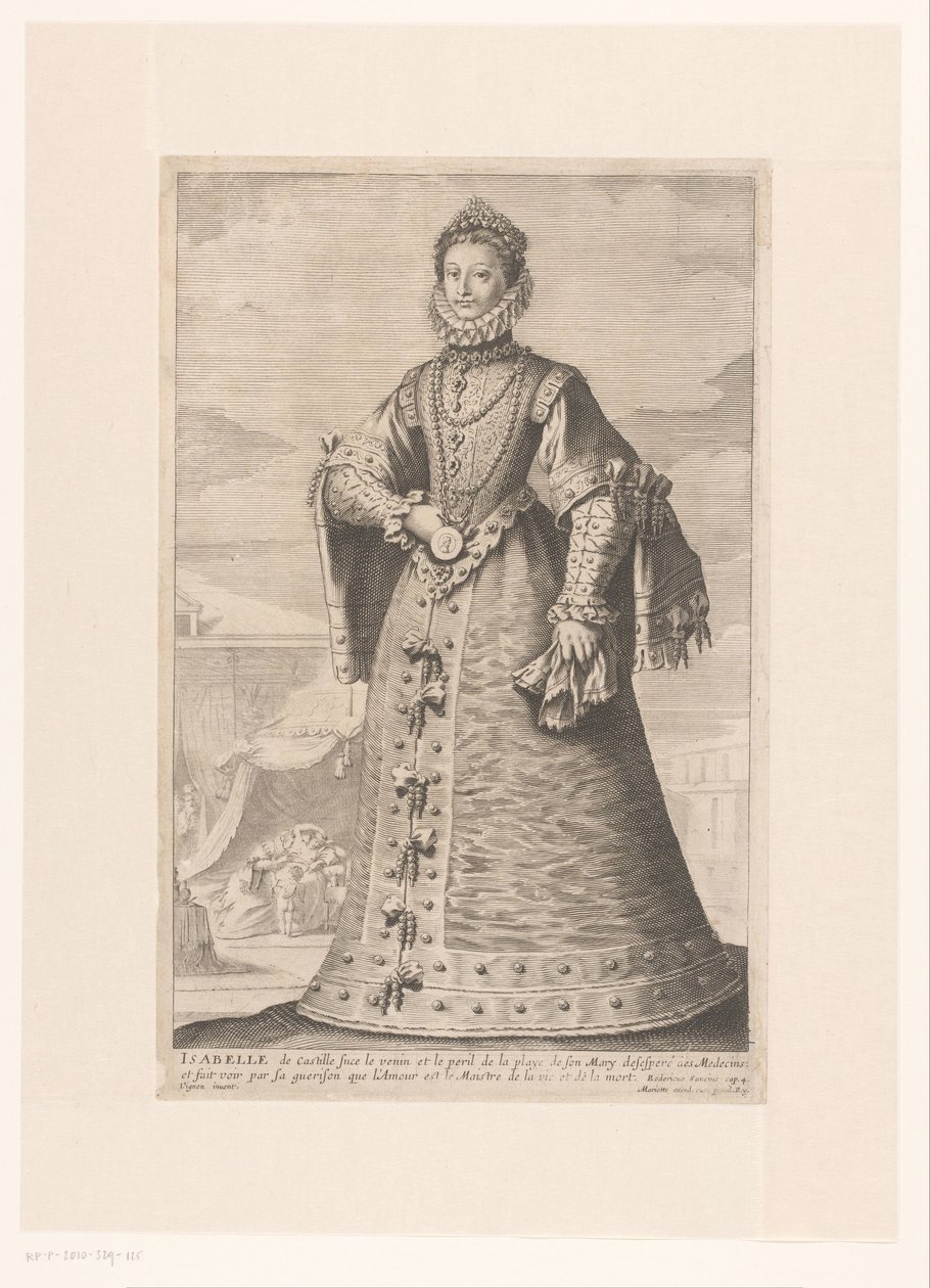 Retrato Isabel de Castela de Gilles Rousselet