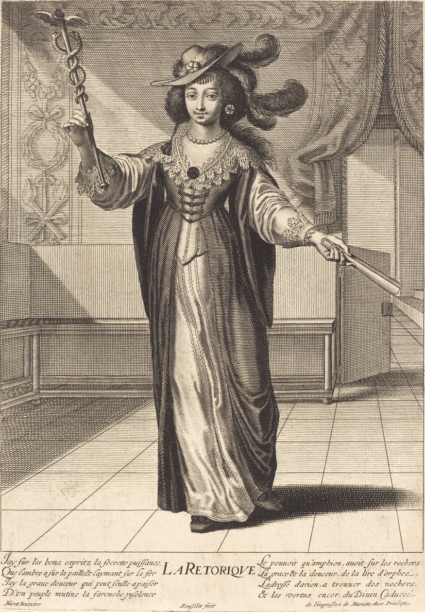 La Rhetorique (Retórica) de Gilles Rousselet after Grégoire Huret