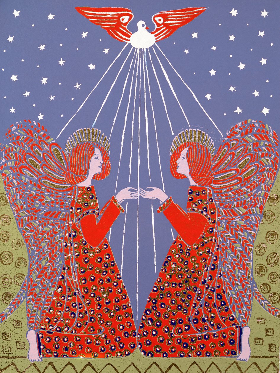 Natal 77 (serigrafia) de Gillian Lawson