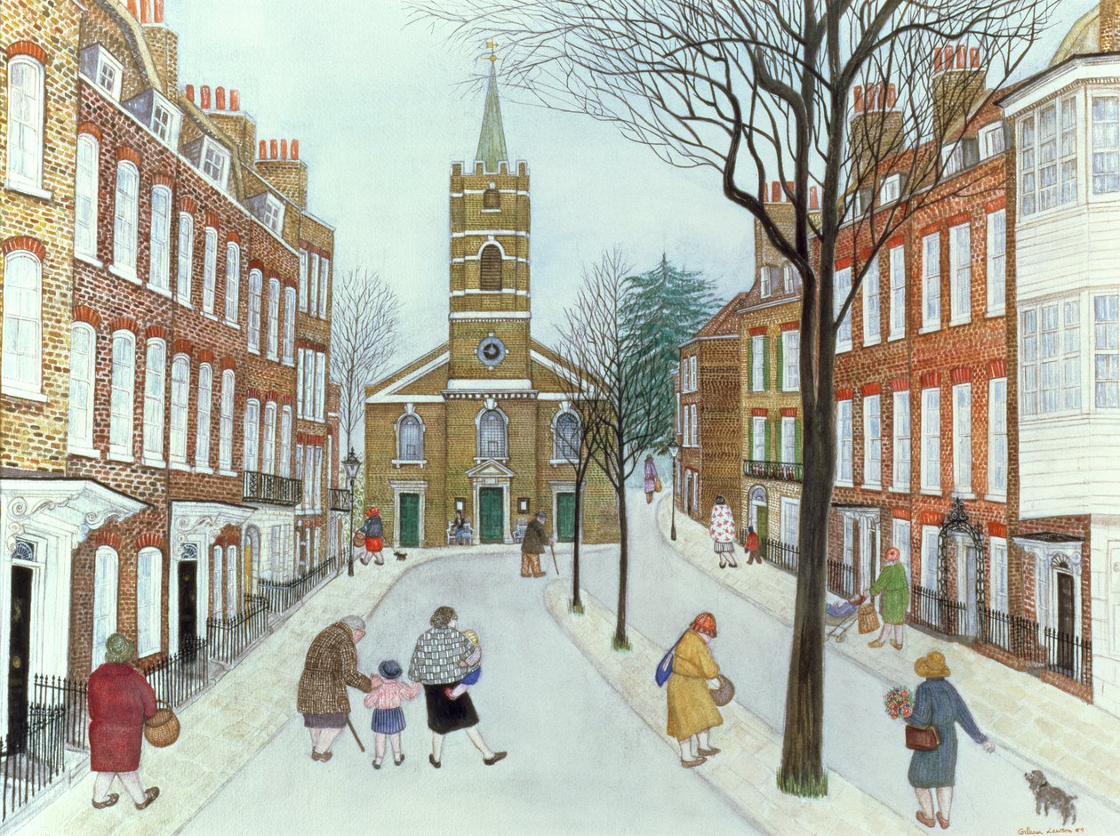 Igreja linha II, Hampstead de Gillian Lawson