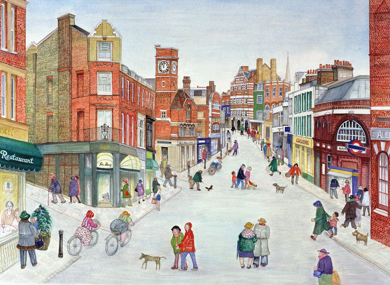 Heath Street, Hampstead de Gillian Lawson