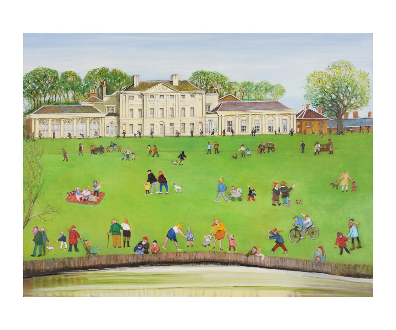 Kenwood, Hampstead, 2011 (óleo sobre tela) de Gillian Lawson