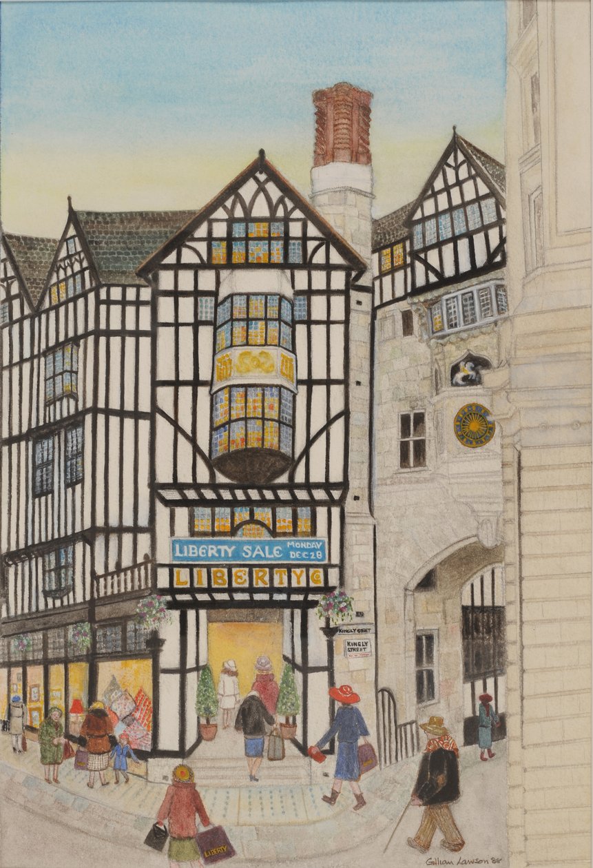 Liberty I, 1988 (aguarela sobre papel) de Gillian Lawson