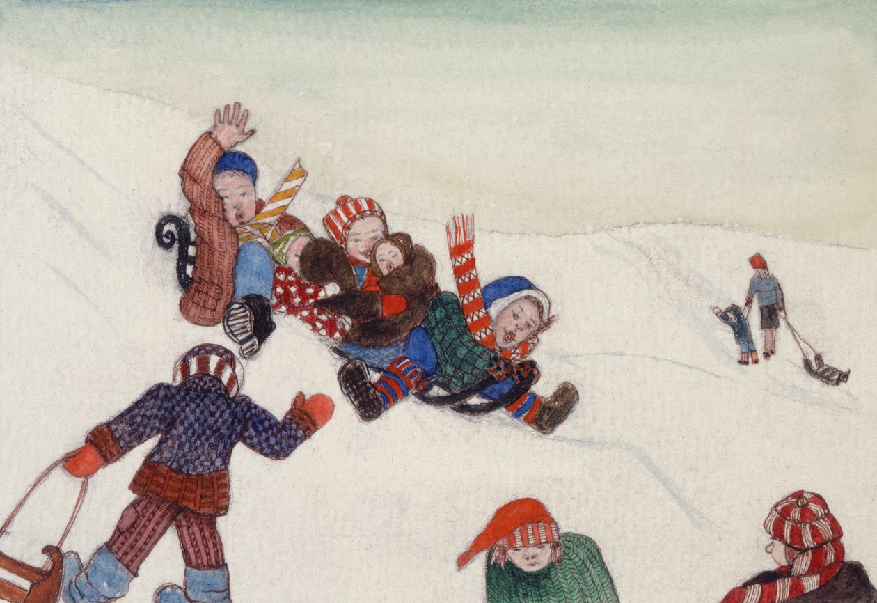 Tobogganing de Gillian Lawson