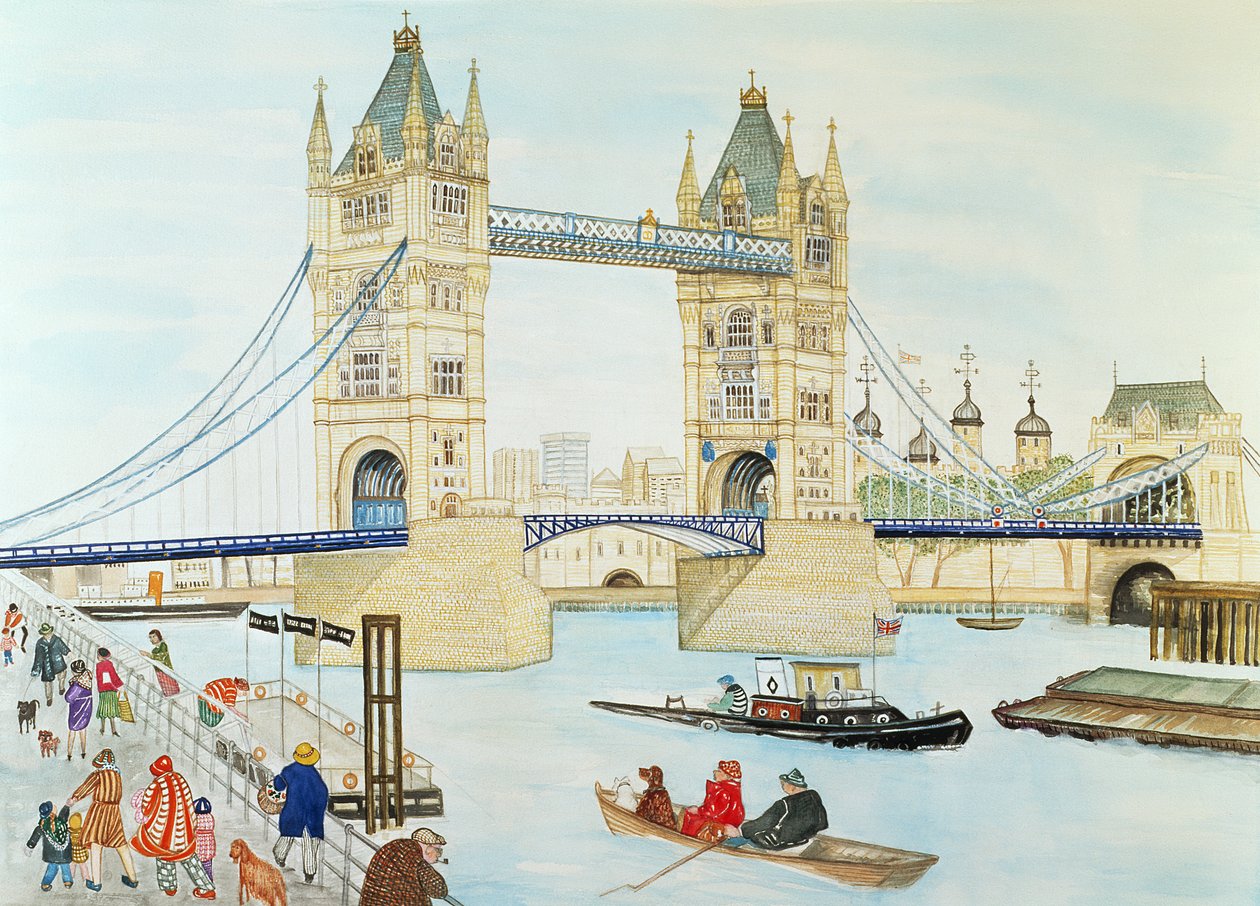 Tower Bridge, em Londres de Gillian Lawson