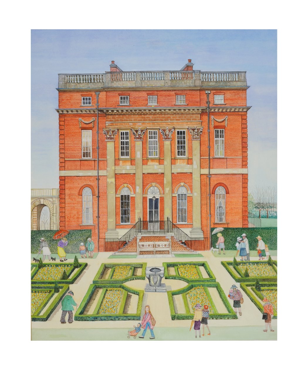 West Clandon, surrey (wc no papel) de Gillian Lawson