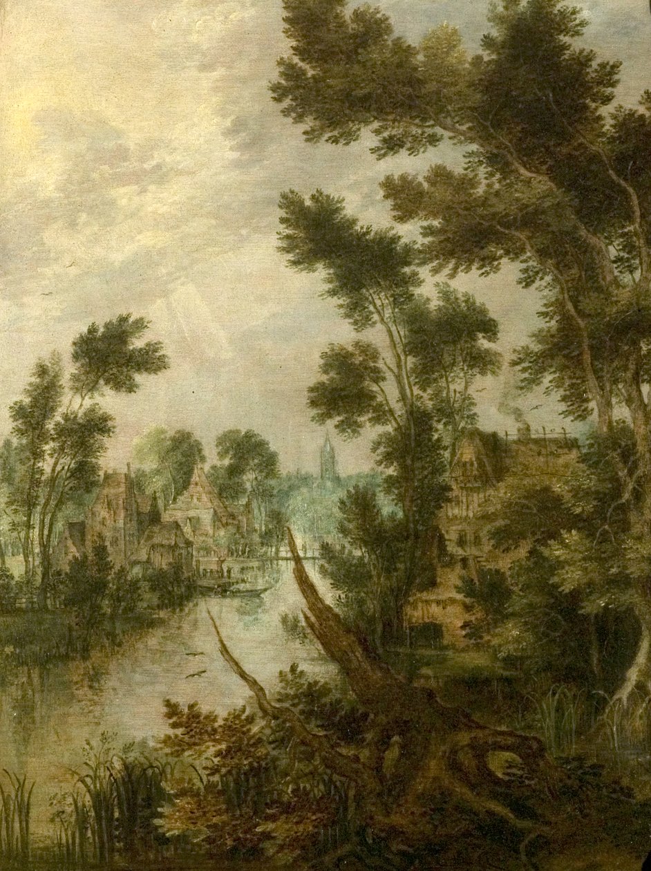 Cena do rio, 1614 de Gillis Claesz d Hondecoeter