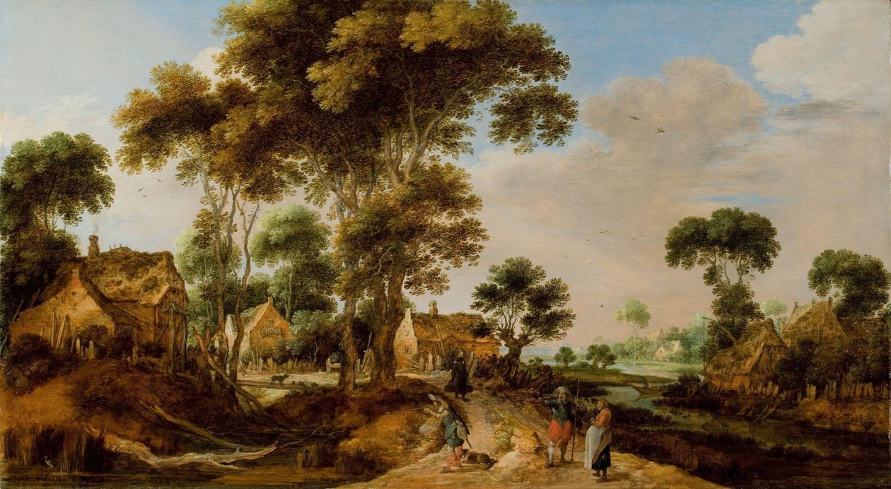 A Estrada do País de Gillis Claesz de Hondecoeter