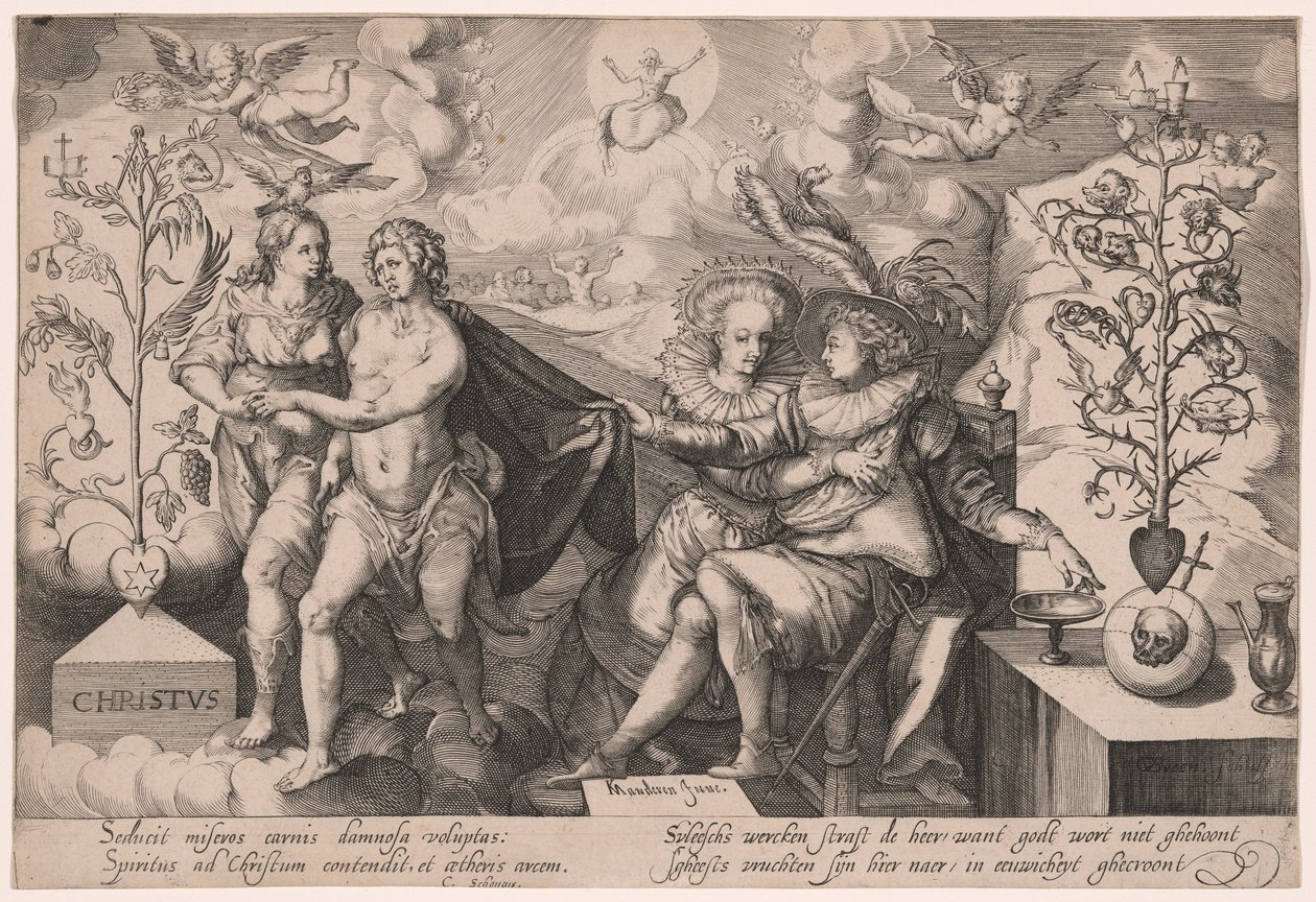 Alegoria sobre a árvore boa e a árvore corrupta de Gillis van Breen