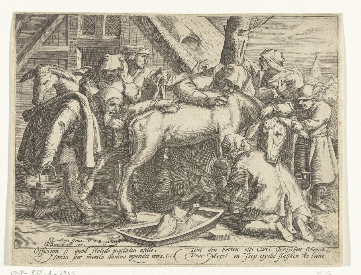 Lavando o burro de Gillis van Breen