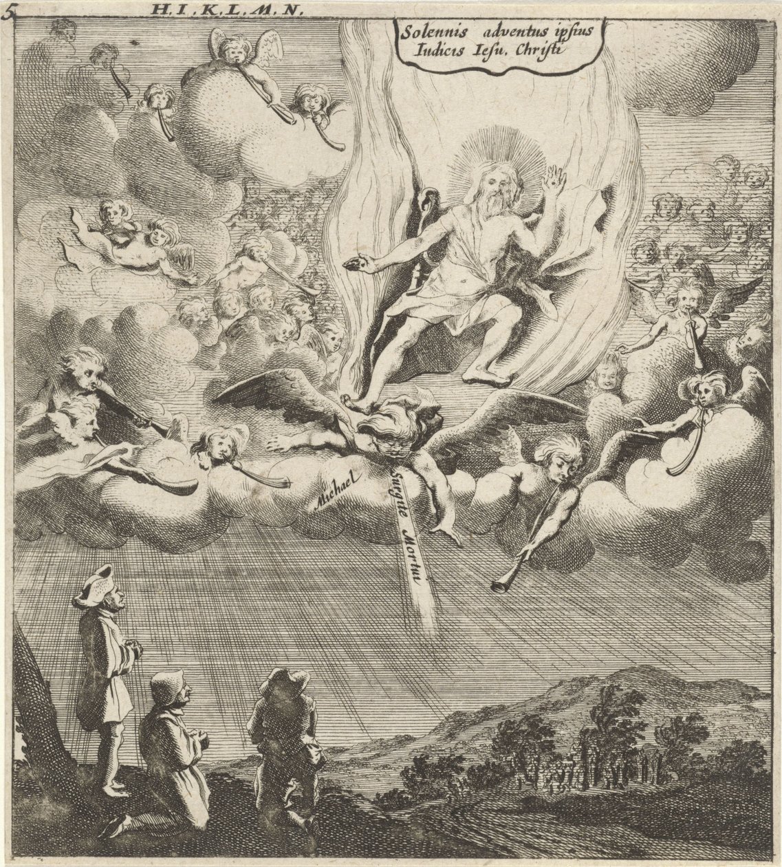 Cristo aparece no céu de Gillis van Scheyndel (I)