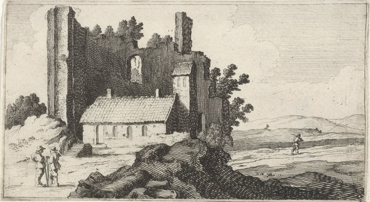 Capela em ruínas
Doze paisagens (título da série) de Gillis van Scheyndel (I)
