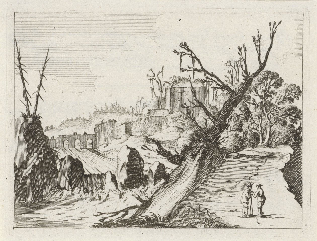 Cascata Sete paisagens (título da série) de Gillis van Scheyndel (I)