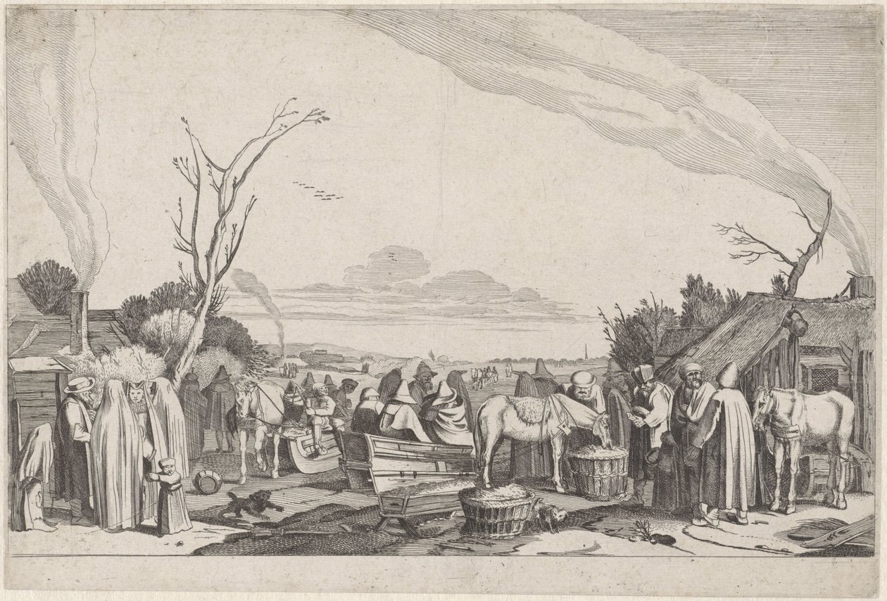 Inverno As Quatro Estações (título da série) de Gillis van Scheyndel (I)