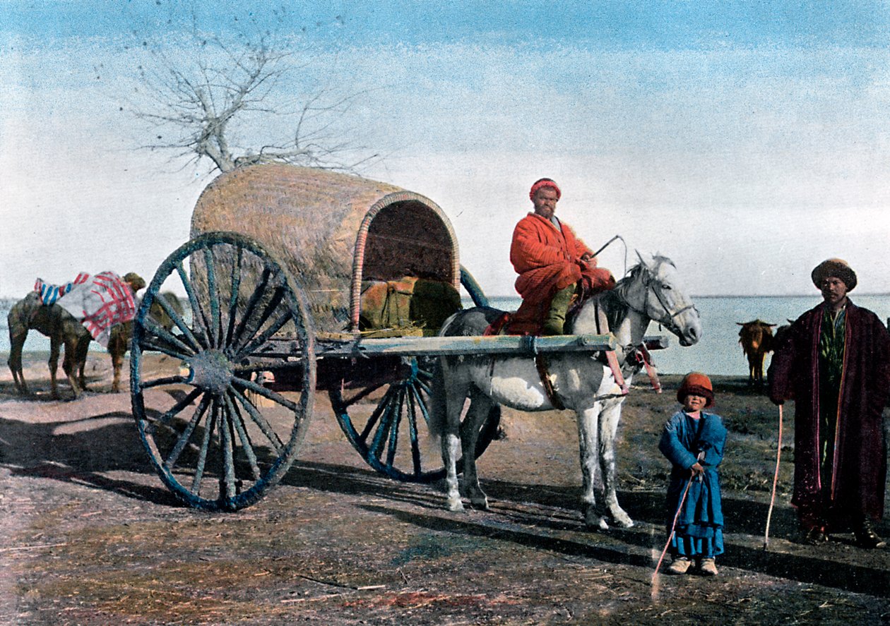 Vagão Bukhara, Uzbequistão, c1890 de Gillot