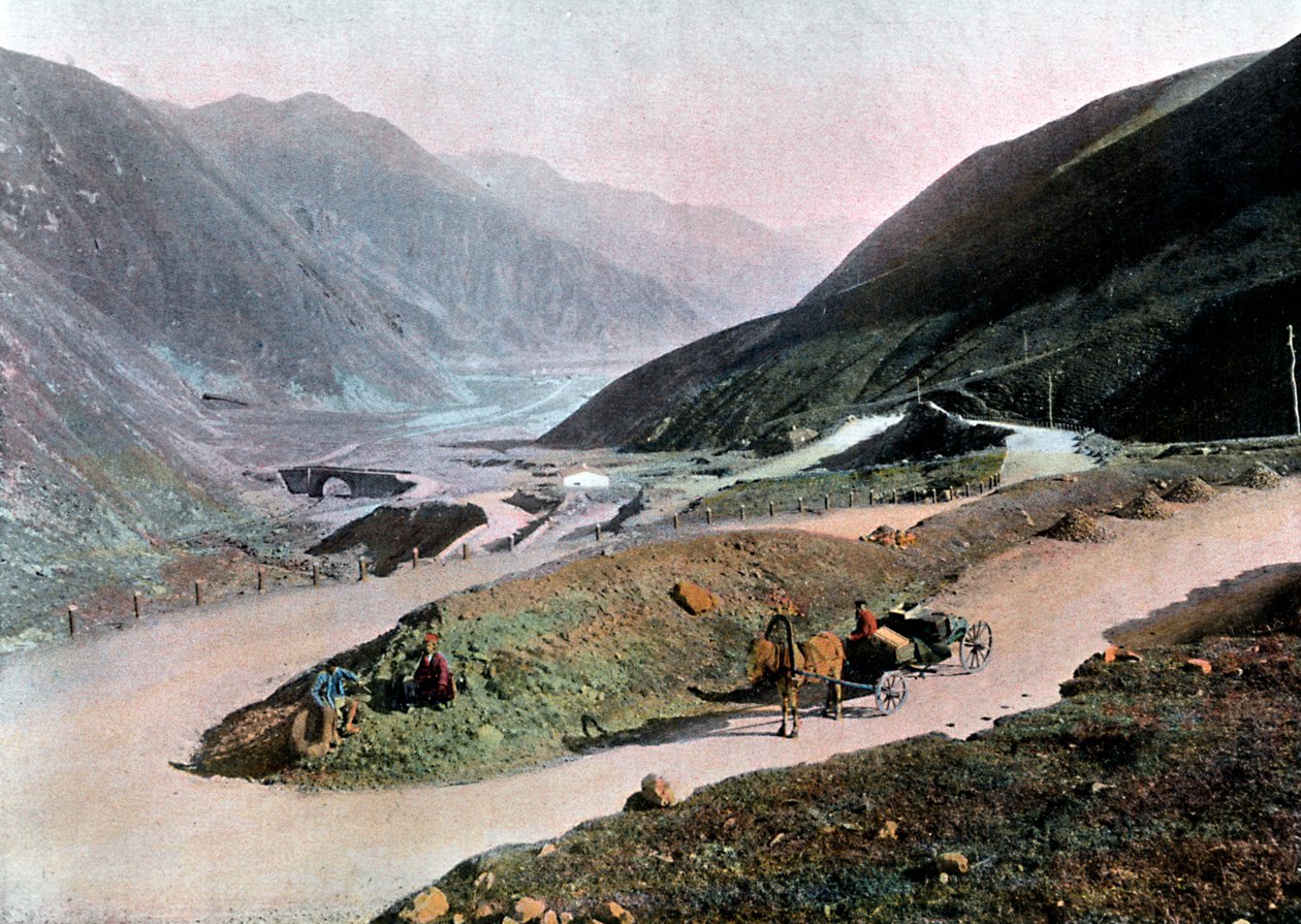 Estrada militar da Geórgia, c1890 de Gillot