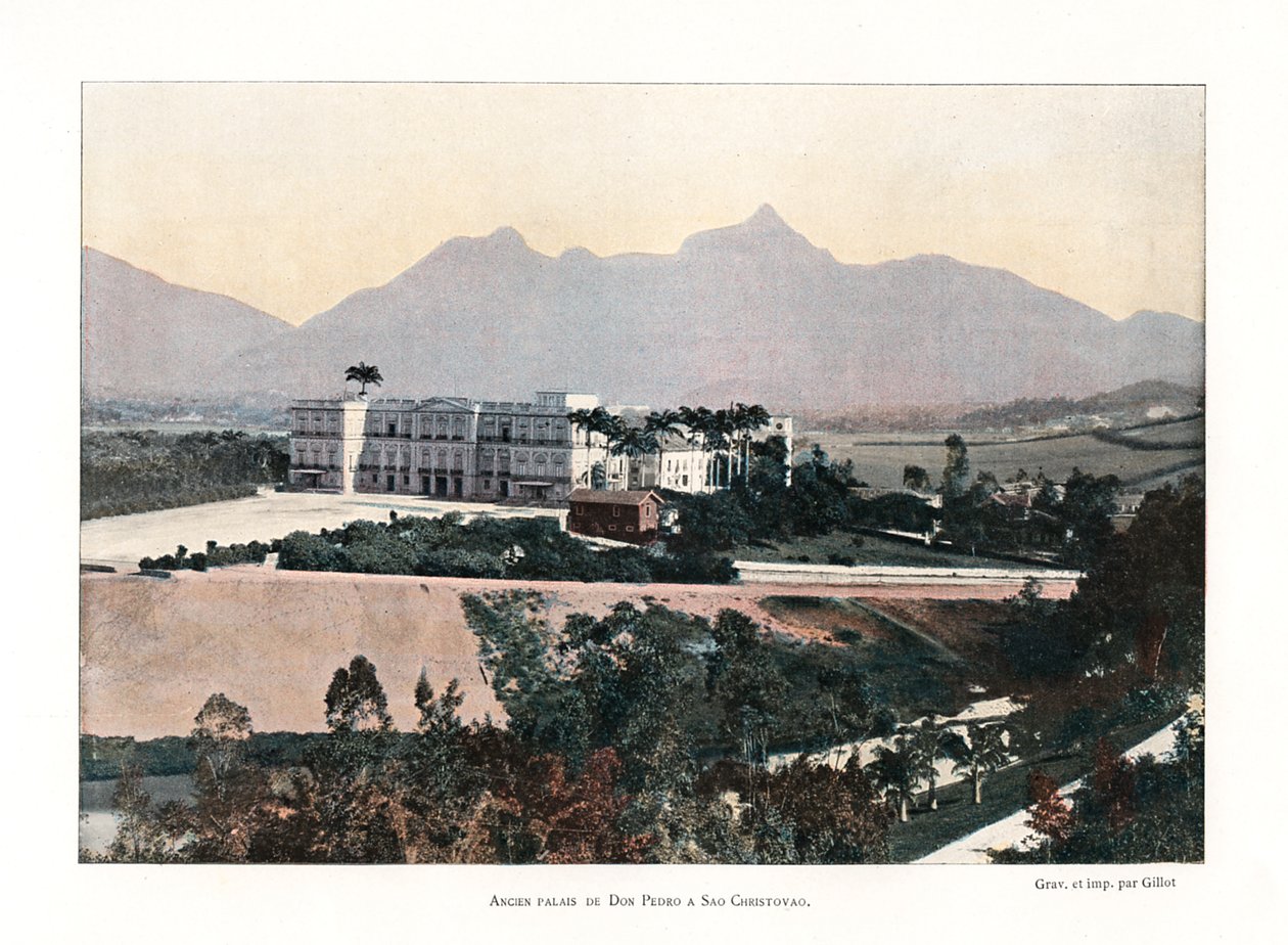 Palácio de Dom Pedro, Brasil, século XIX de Gillot