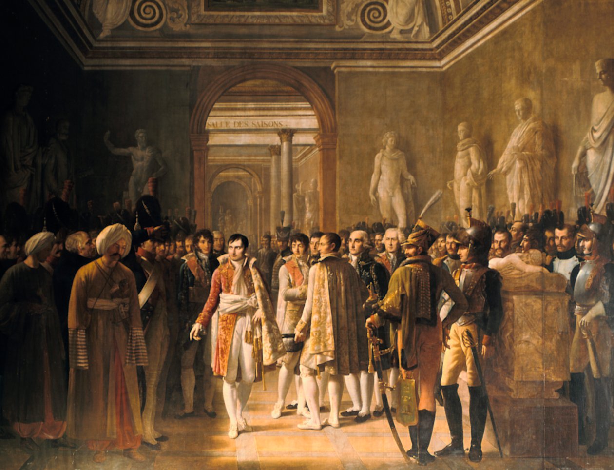 Napoleão recebendo no Louvre os deputados do exército., 8 de dezembro de 1804, 1808 de Gioacchino Giuseppe Serangeli
