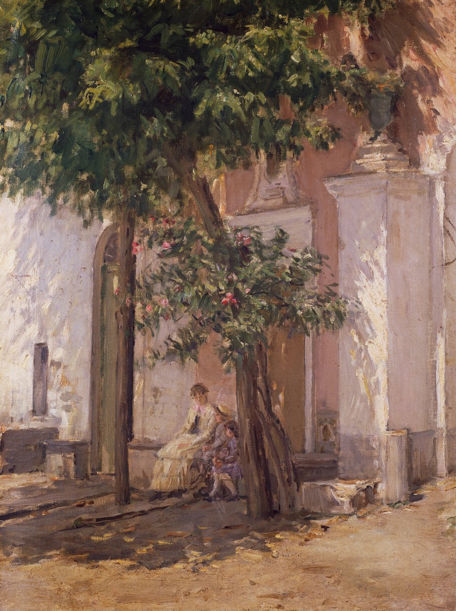 Villa Garzoni, de Gioacchino Toma (1836-1893), pintura. de Gioacchino Toma
