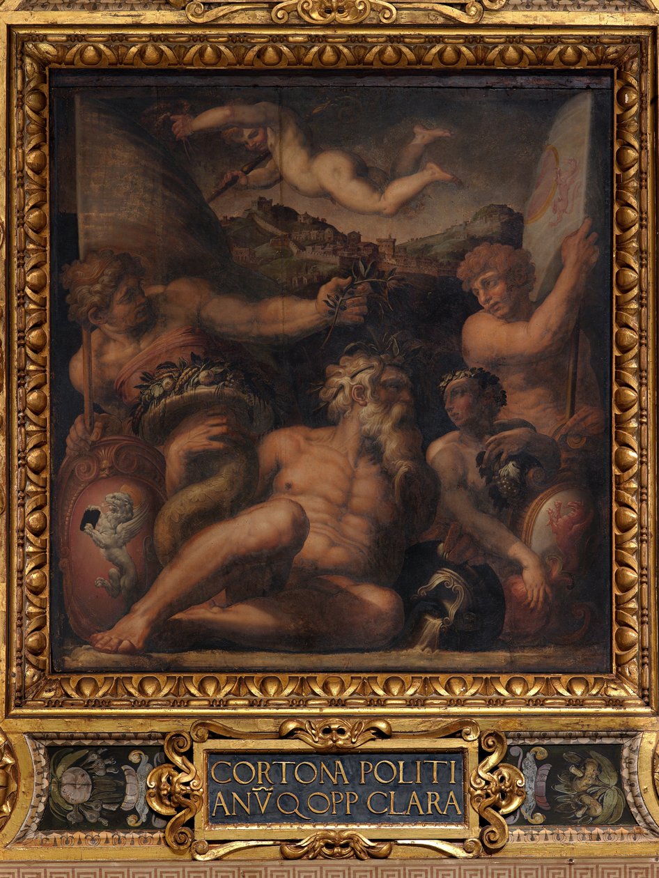 Alegoria de Cortona e Montepulciano de Giorgio Vasari