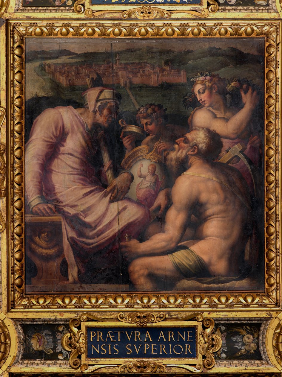 Alegoria de San Giovanni Valdarno de Giorgio Vasari