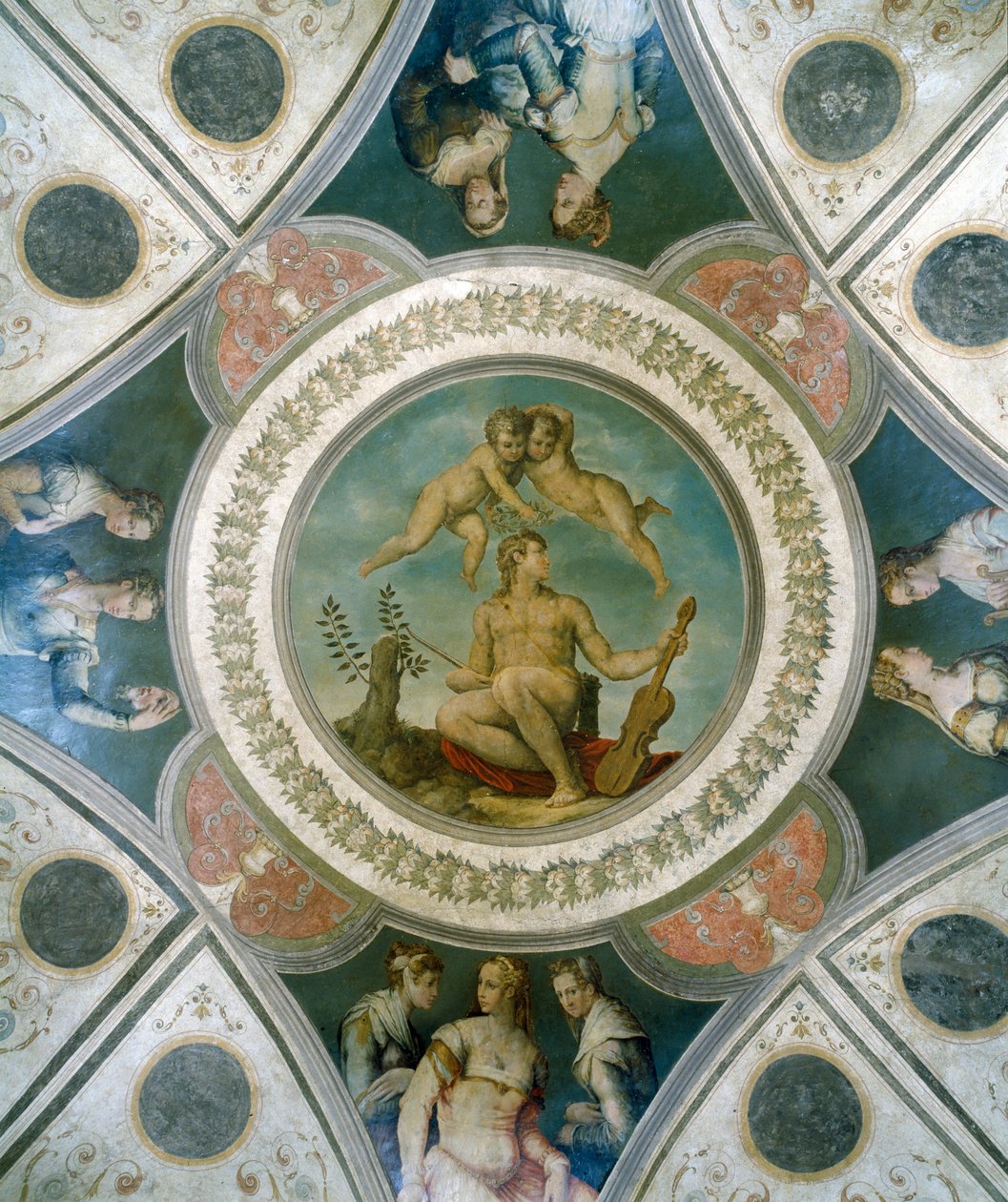 Apolo e a alegoria do amor conjugal, Camera di Apollo de Giorgio Vasari