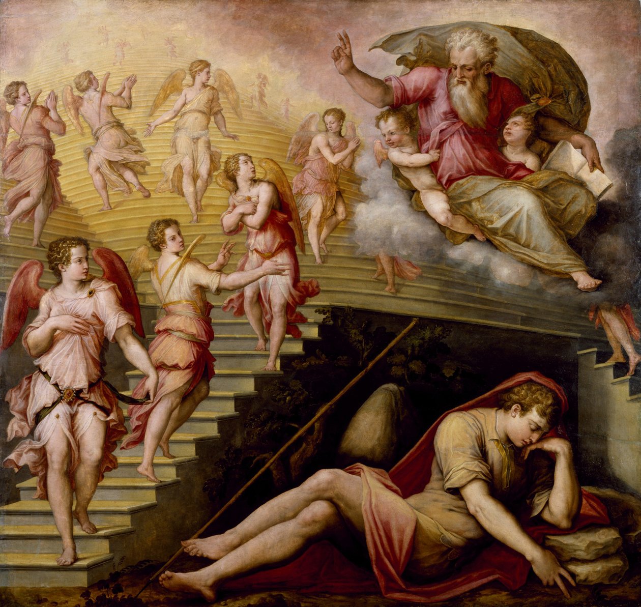 O sonho de Jacob, 1558 de Giorgio Vasari