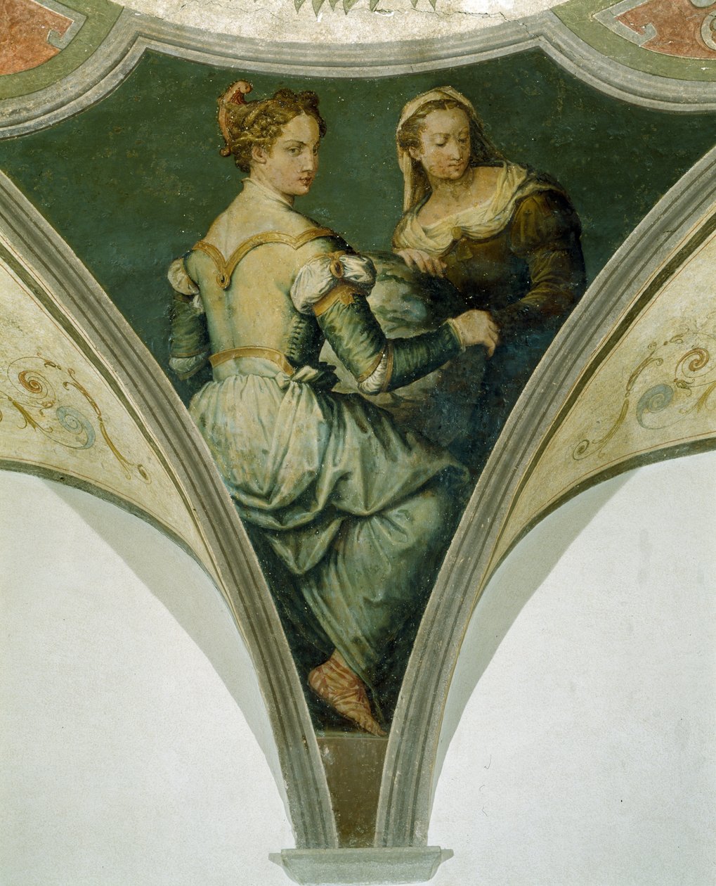 Muse, Camera di Apollo e as musas de Giorgio Vasari