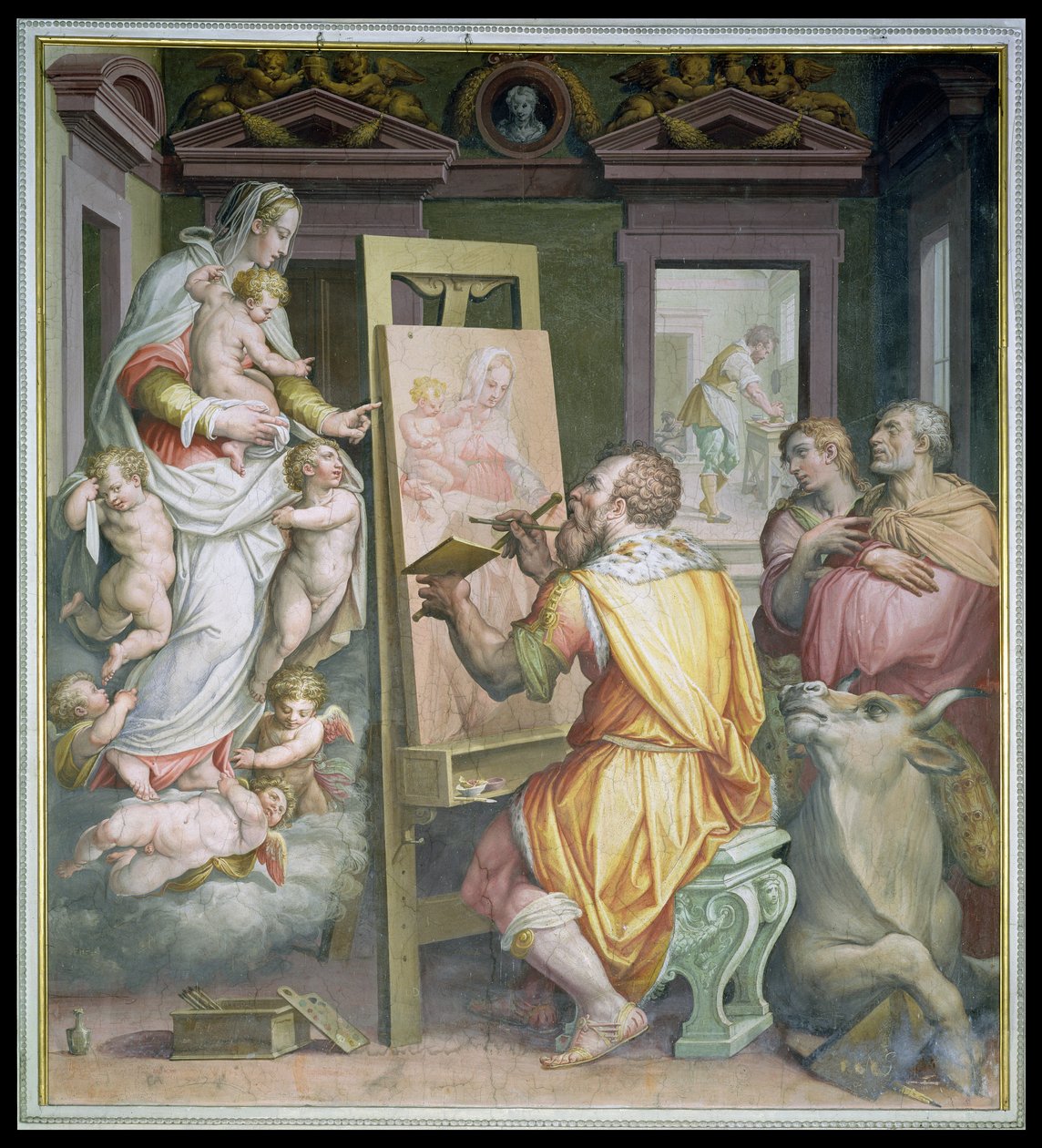 São Lucas pintando a Virgem de Giorgio Vasari