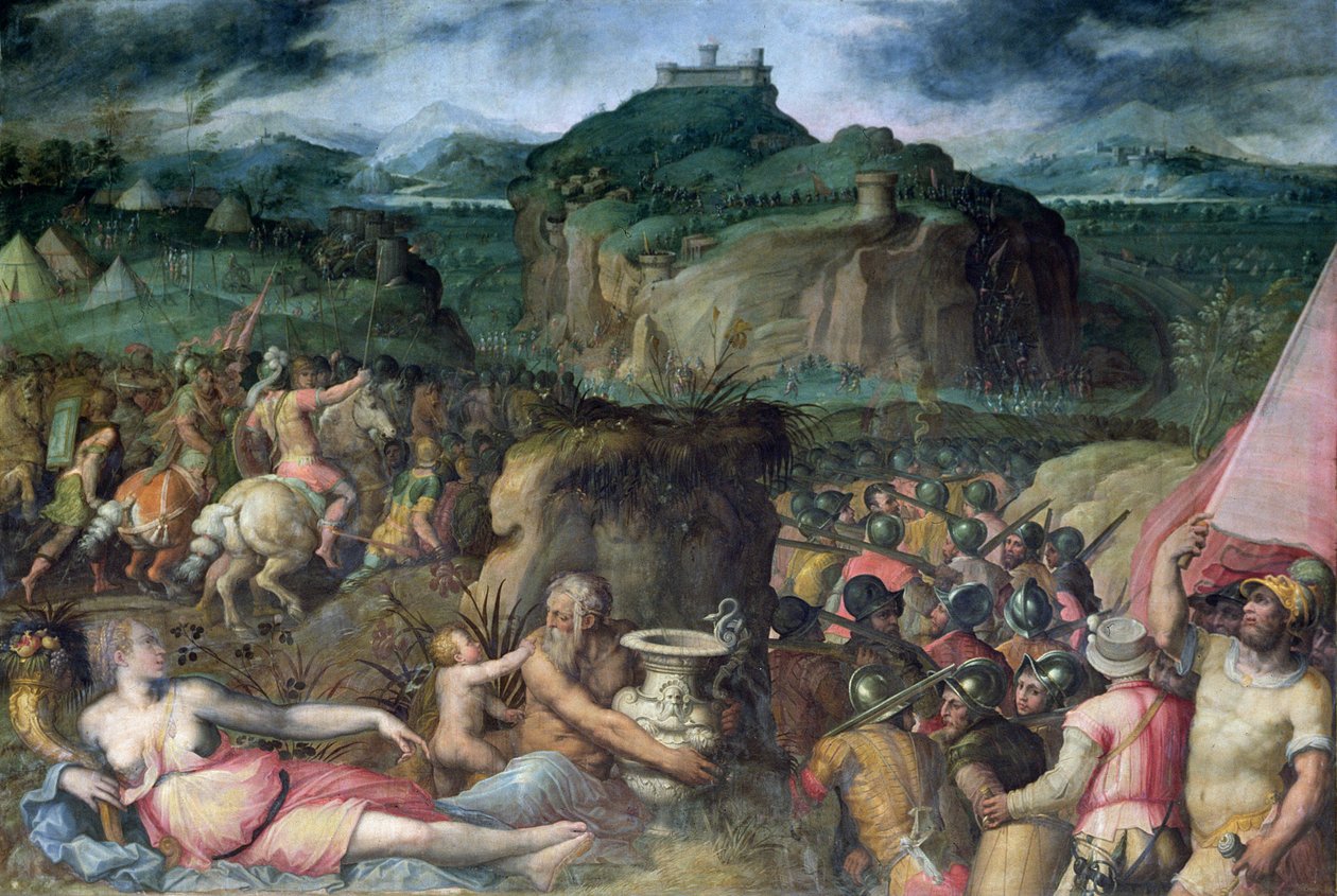O cerco de San Leo (ver 139094) de Giorgio Vasari