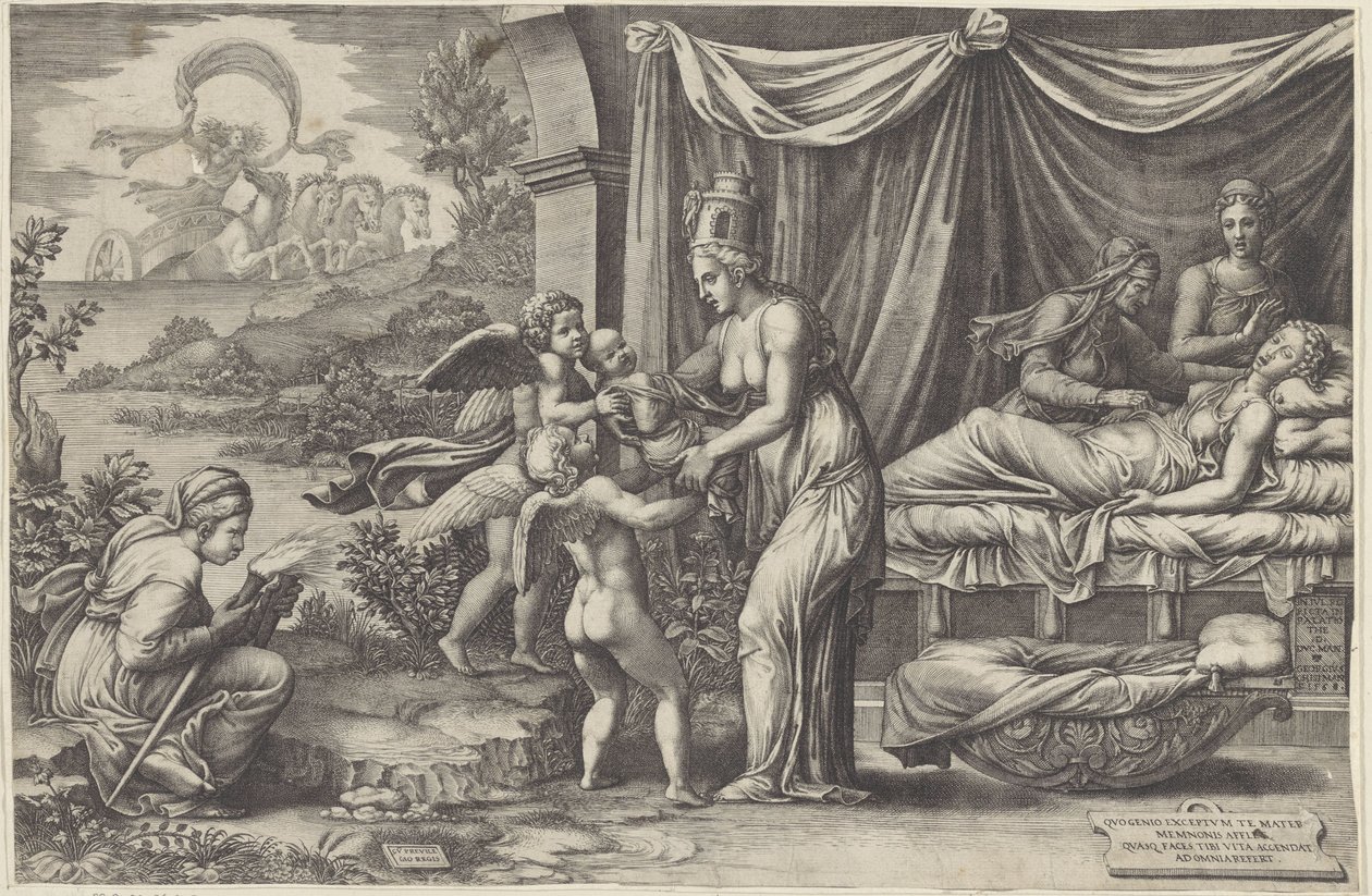 Alegoria de Nascimento de Giorgio Ghisi