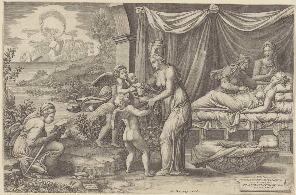 Alegoria de Nascimento de Giorgio Ghisi
