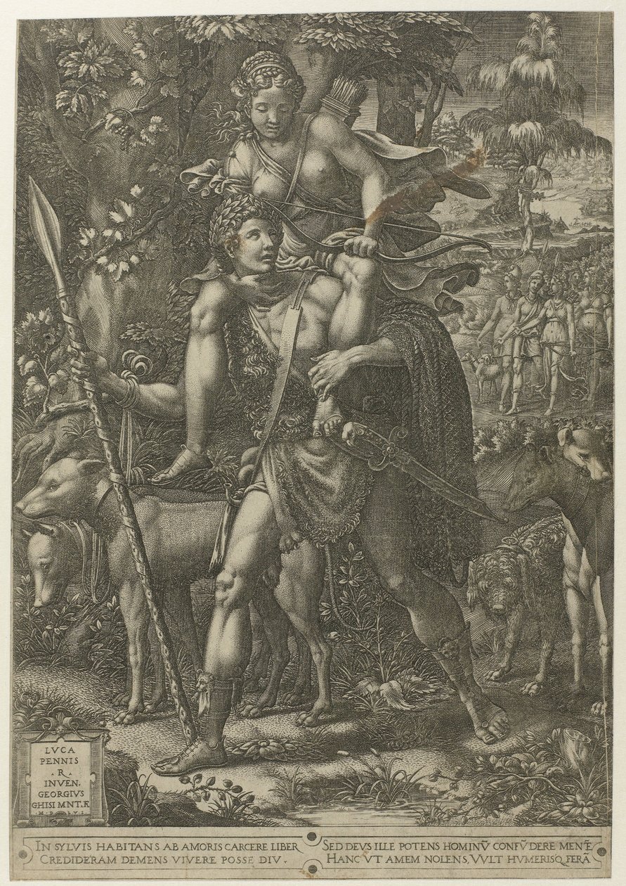 Alegoria da Caça de Giorgio Ghisi