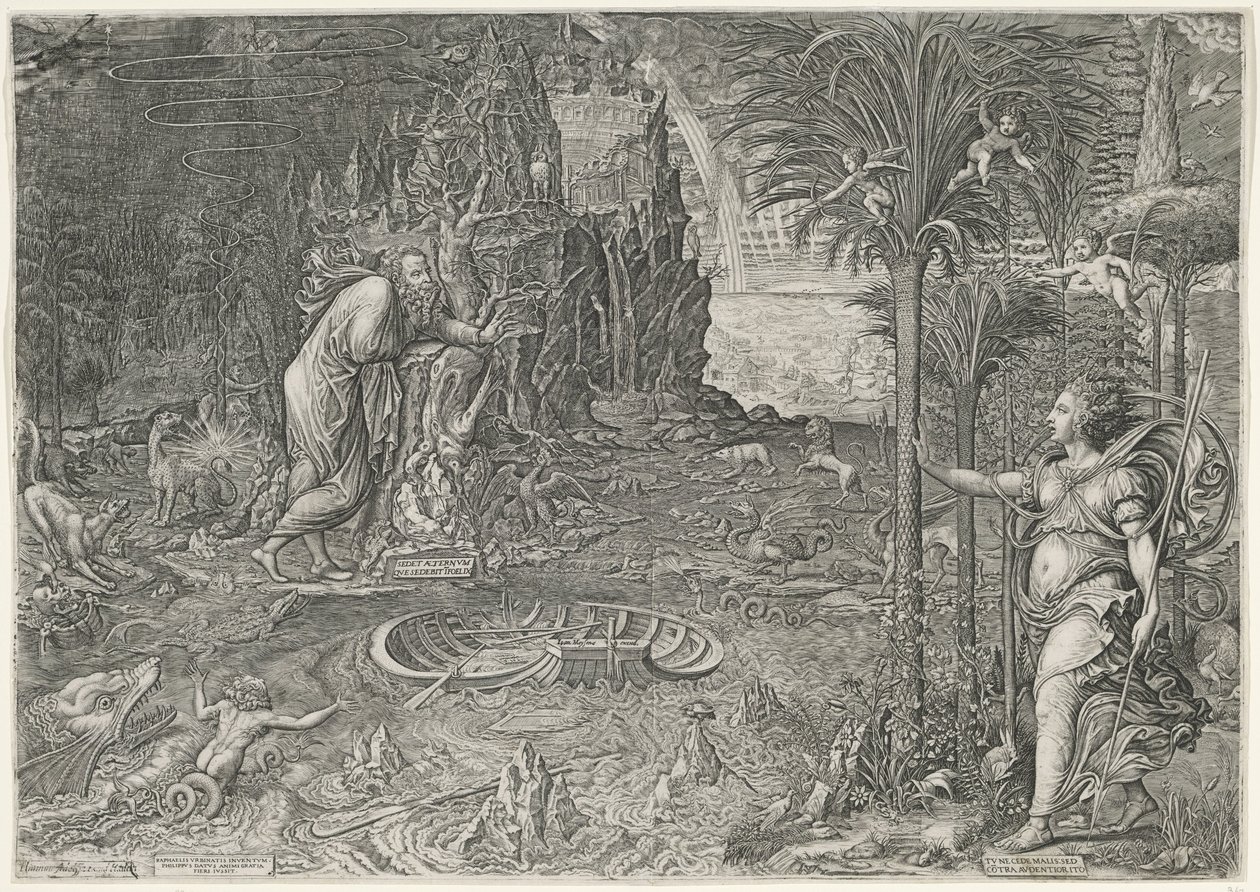 Alegoria da vida de Giorgio Ghisi
