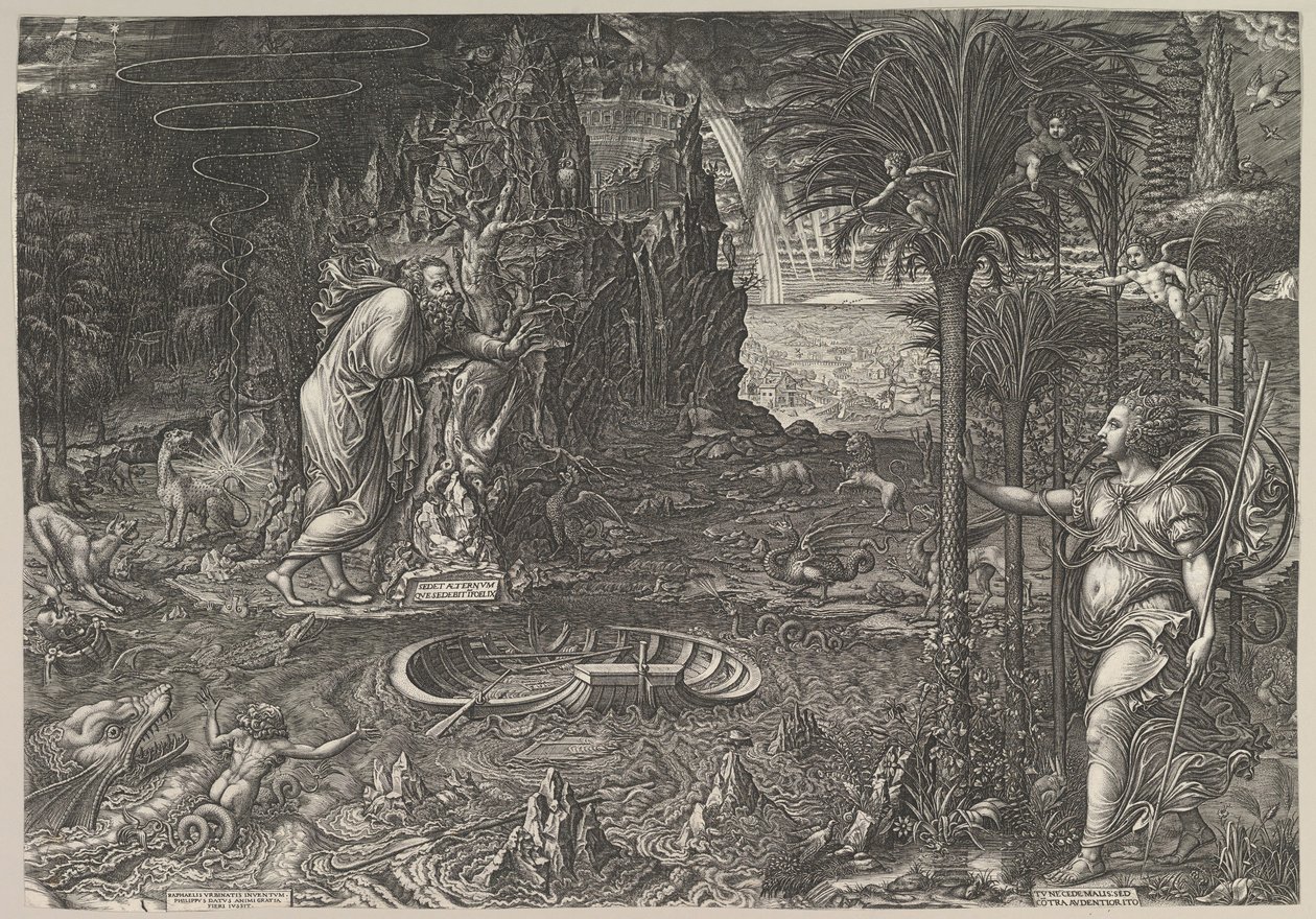 Alegoria da Vida, 1561. de Giorgio Ghisi