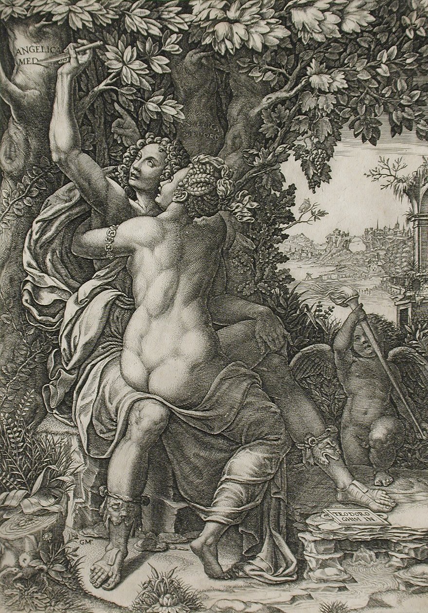 Angélica e Medoro de Giorgio Ghisi