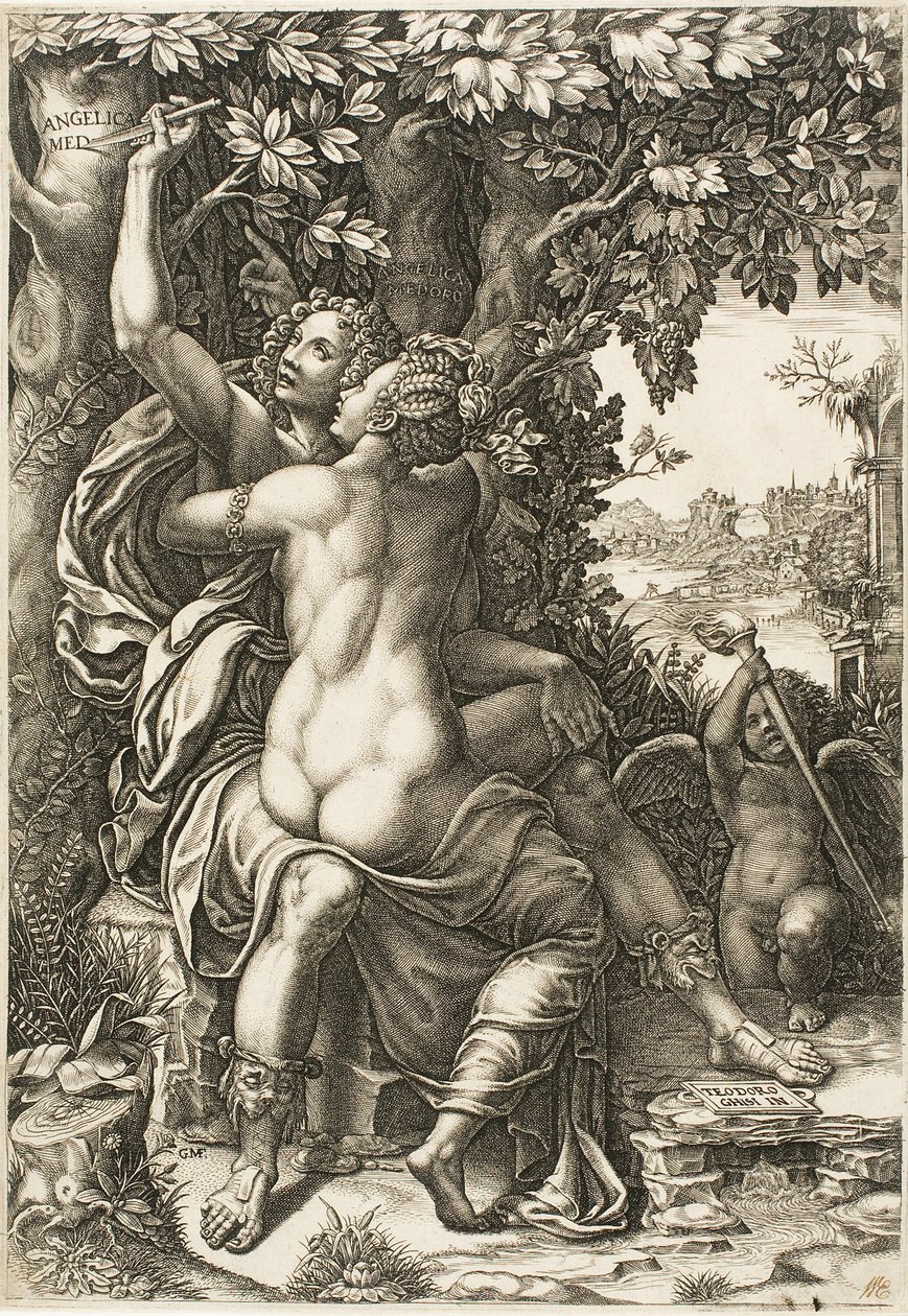Angélica e Medoro de Giorgio Ghisi